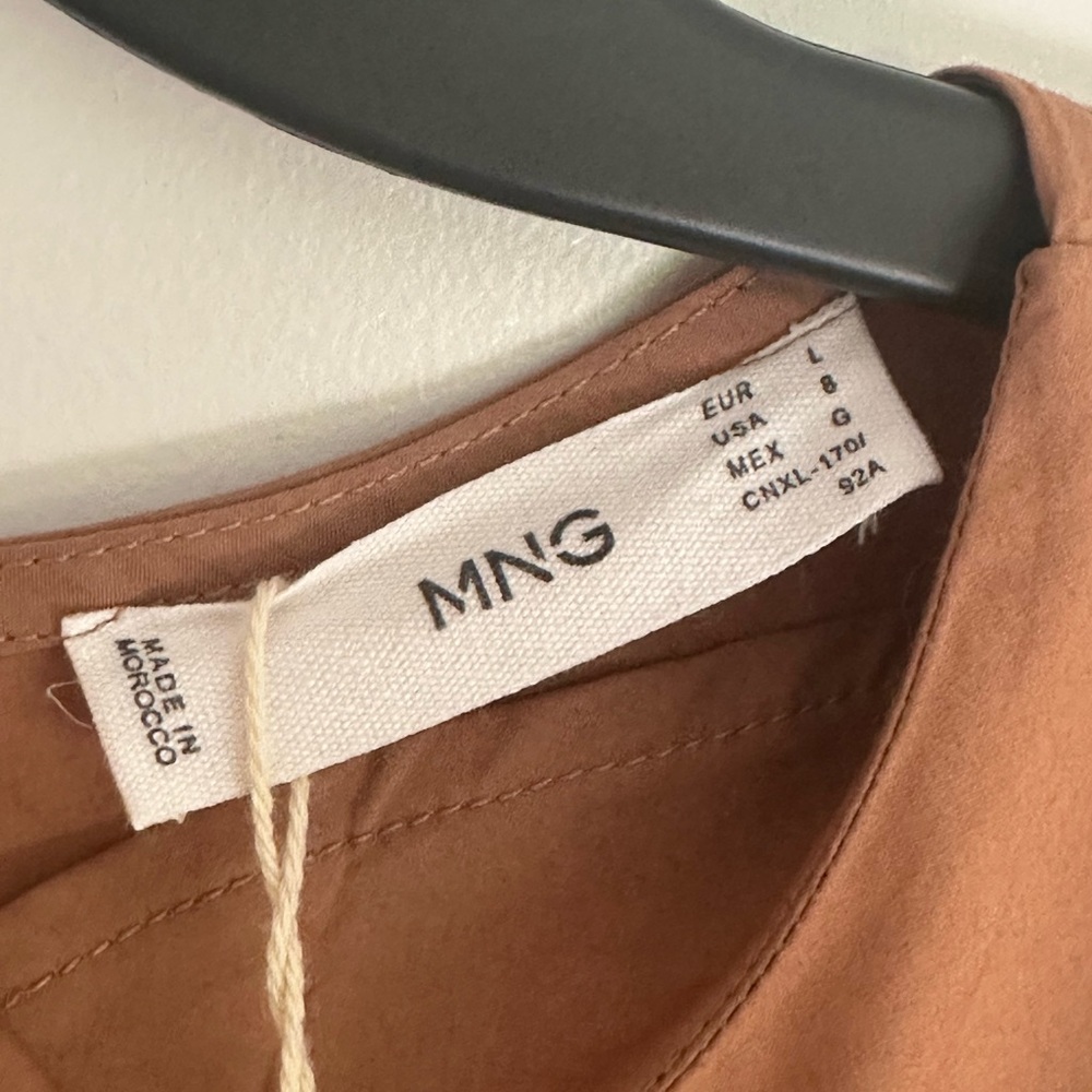 MNG Fall Dress Organic Cotton NWT - Picture 3 of 3